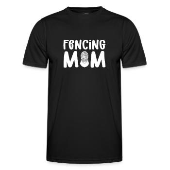 Swordman Geschenk, Fechten Geschenk, Fechter - Männer Funktions-T-Shirt - Schwarz - Vorne - AI Model Male 178 dark (178cm)