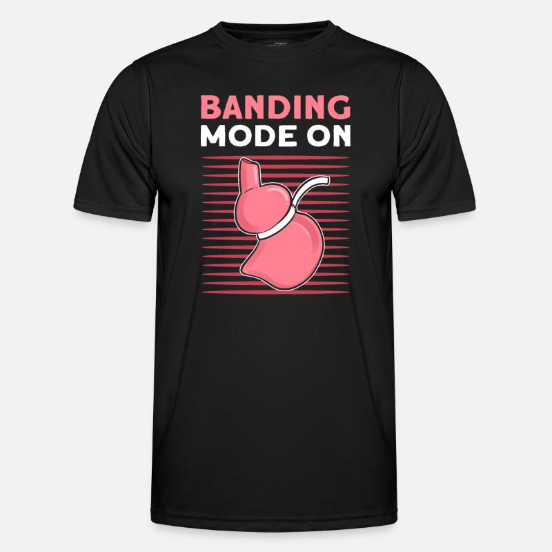 Bandmodus Ein. Magenchirurg Bypass-Operation Männer Funktions-T-Shirt