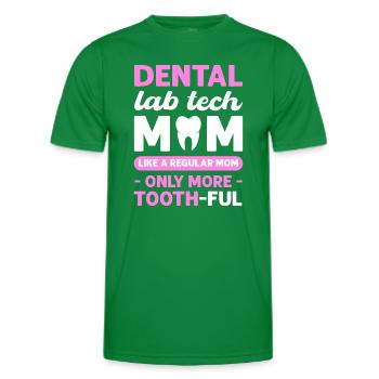 Écrou dentaire. Comme une mère normale, - T-shirt sport Homme - vert - Devant - AI Model Male 178 dark (178cm)