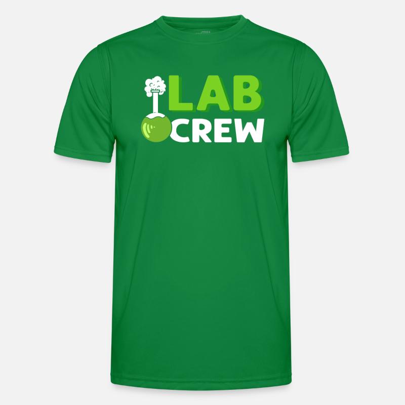 Labor-Crew. Männer Funktions-T-Shirt
