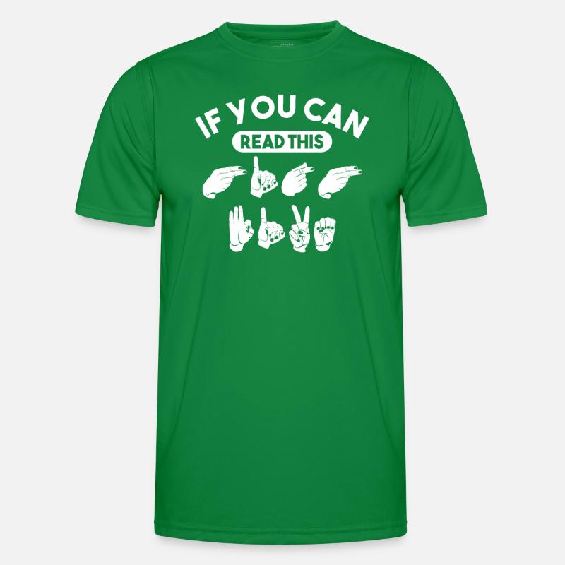 Si vous pouvez lire ce « high five ». T-shirt sport Homme