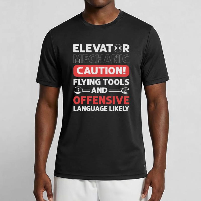 Elevator fitter Elevator mechanic Elevators Men's Functional T-Shirt