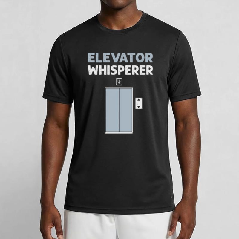 Elevator whisperer. Elevator mechanic elevators Men's Functional T-Shirt