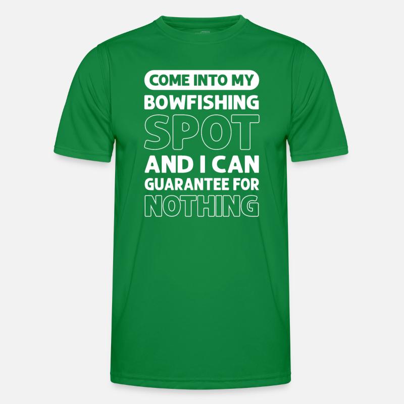 Fischer Bowhunter Fish Bowfishers Bowfishing Männer Funktions-T-Shirt