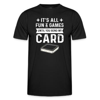 Es Macht Alles Spaß - Männer Funktions-T-Shirt - Schwarz - Vorne - AI Model Male 178 dark (178cm)