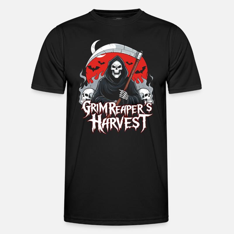 Grim Reaper Harvest Men's Functional T-Shirt