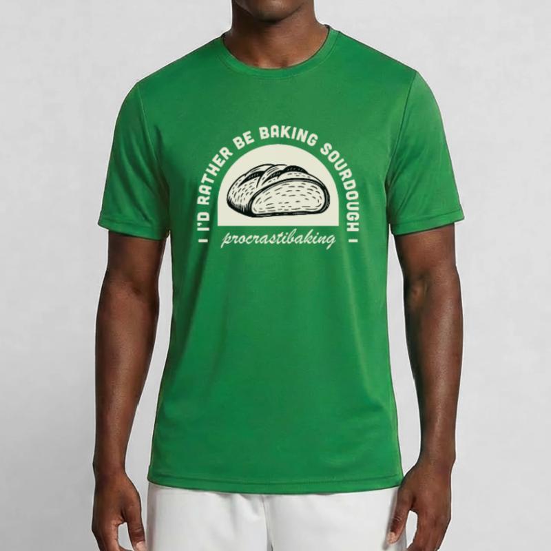 Sourdough bread lover funny quotes Men's Functional T-Shirt