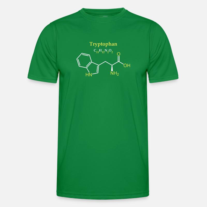 Tryptophan molecule Men's Functional T-Shirt