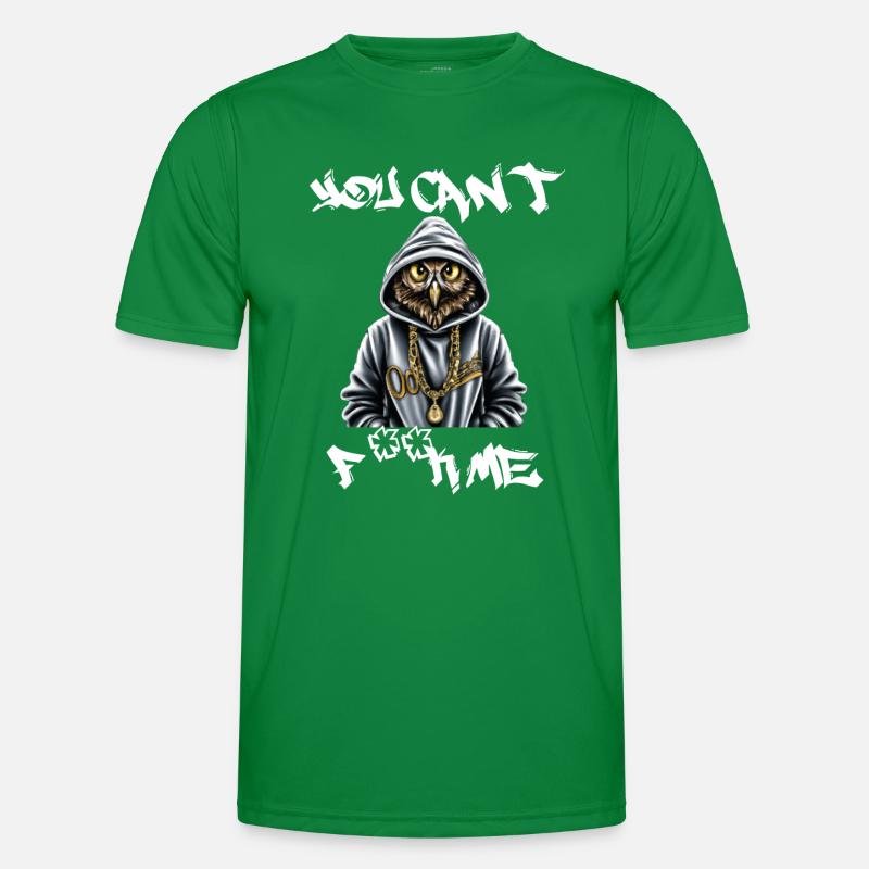 Eule Männer Funktions-T-Shirt