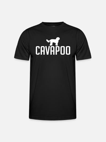 Cavapoo Dog breeds Dogs Wilsigns - Men's Functional T-Shirt - black
