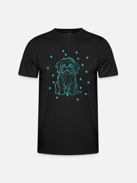 Havanese with small paws - Men's Functional T-Shirt - black