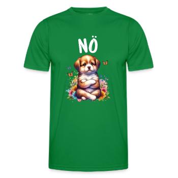 Drôle de dicton havanais non pour les amoureux des chiens - T-shirt sport Homme - vert - Devant - AI Model Male 178 dark (178cm)