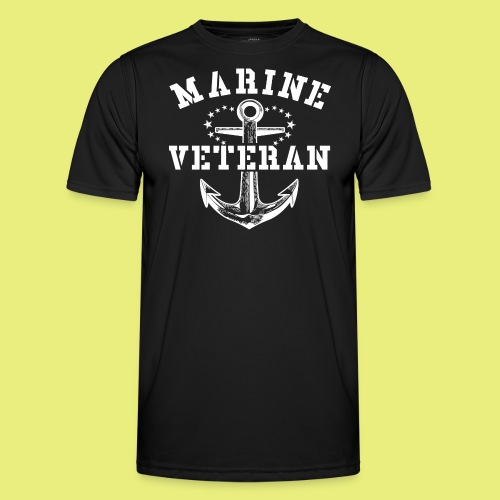 Marine Veteran - Männer Funktions-T-Shirt