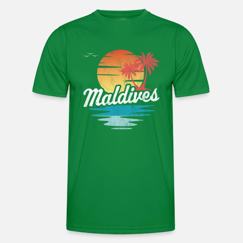 Malediven Männer Funktions-T-Shirt