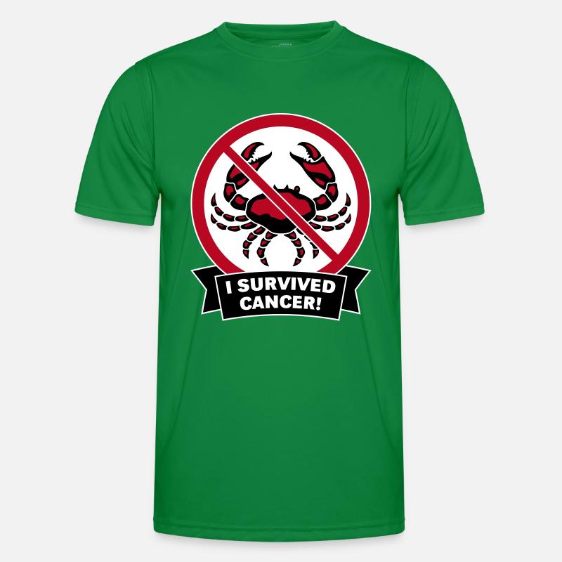 I survived cancer! (3C) Men's Functional T-Shirt