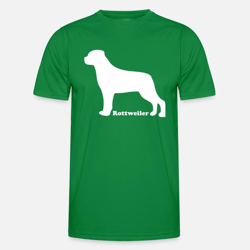 Rottweiler Männer Funktions-T-Shirt