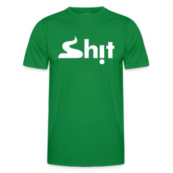 Shit - Männer Funktions-T-Shirt - Kelly Green - Vorne - AI Model Male 178 dark (178cm)