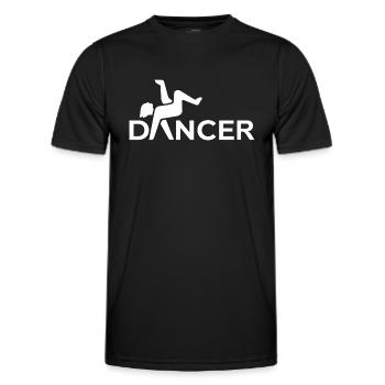 Danseur - T-shirt sport Homme - noir - Devant - AI Model Male 178 dark (178cm)