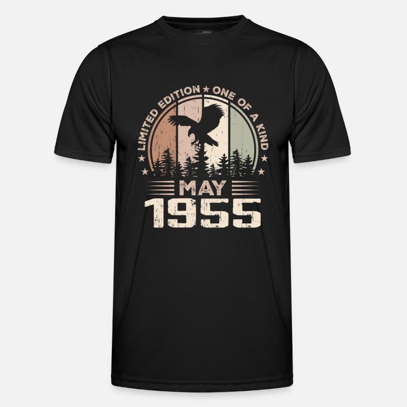 Incomparable since May 1955, 69th Anniversary - Men's Functional T-Shirt - black