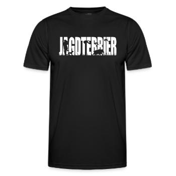 CHASSE TERRIER Chiens de chasse Chiens de chasse Chasseurs Wilsigns - T-shirt sport Homme - noir - Devant - AI Model Male 178 dark (178cm)