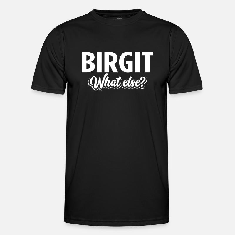 BIRGIT - we - Männer Funktions-T-Shirt - Schwarz