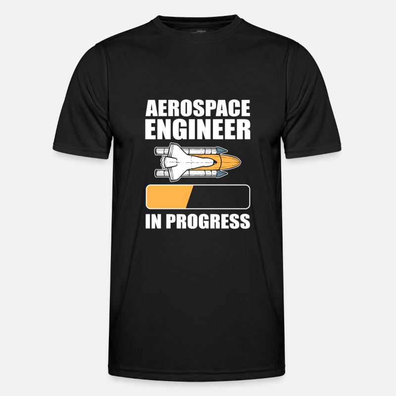 Aerospace Engineer In Progress - Men's Functional T-Shirt - black
