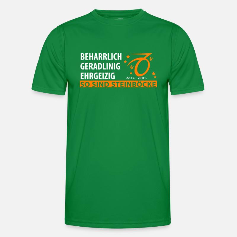Sternzeichen Steinbock - Eigenschaften Männer Funktions-T-Shirt