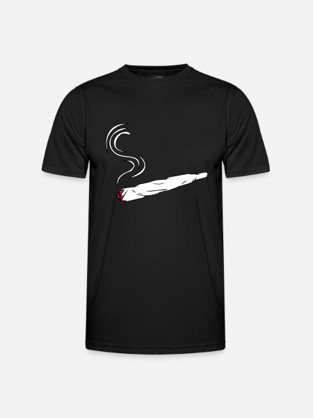 Kiffen joint design - Men's Functional T-Shirt - black