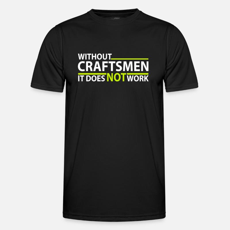 without Craftman - without craftsman - Men's Functional T-Shirt - black