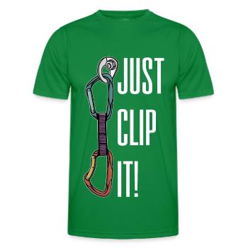 Express sling kClimbing Grimpeurs - T-shirt sport Homme - vert - Devant - AI Model Male 178 dark (178cm)