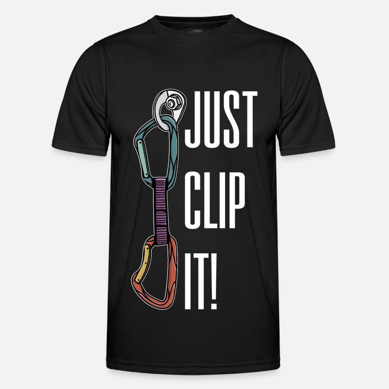 Express sling kClimbing Climbers - Men's Functional T-Shirt - black