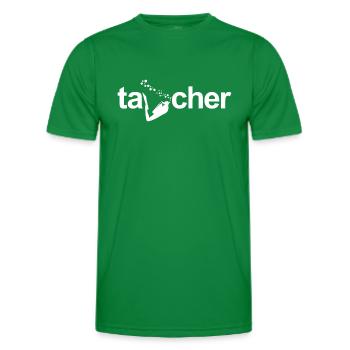 Taucher - Männer Funktions-T-Shirt - Kelly Green - Vorne - AI Model Male 178 dark (178cm)