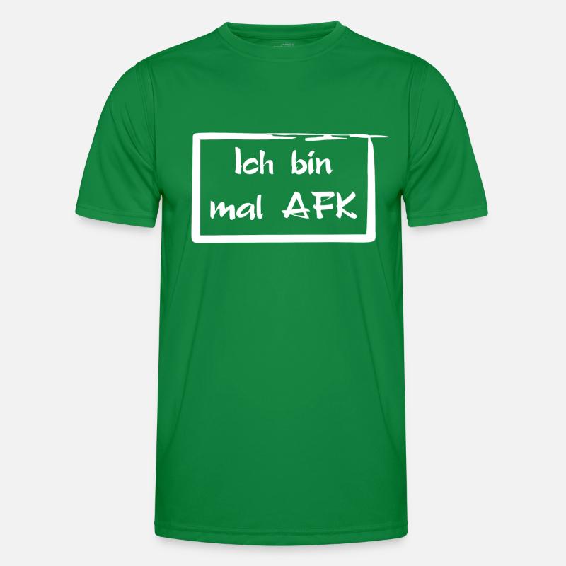 Ich bin mal AFK Männer Funktions-T-Shirt