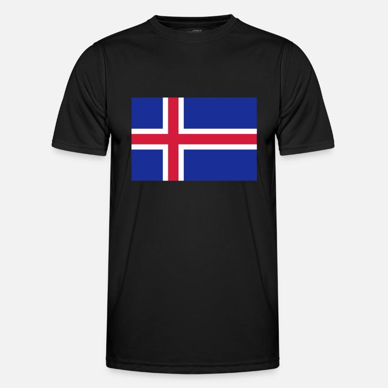 drapeau_islande T-shirt sport Homme