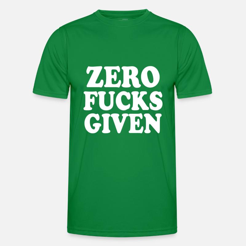 Zero fucks given Men's Functional T-Shirt