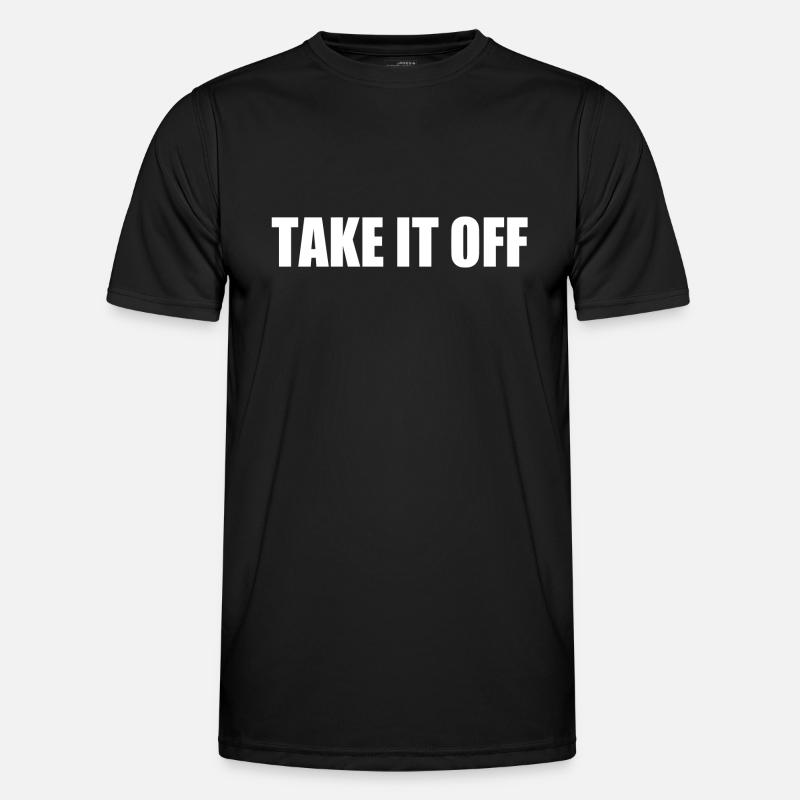 Take it off - Men's Functional T-Shirt - black