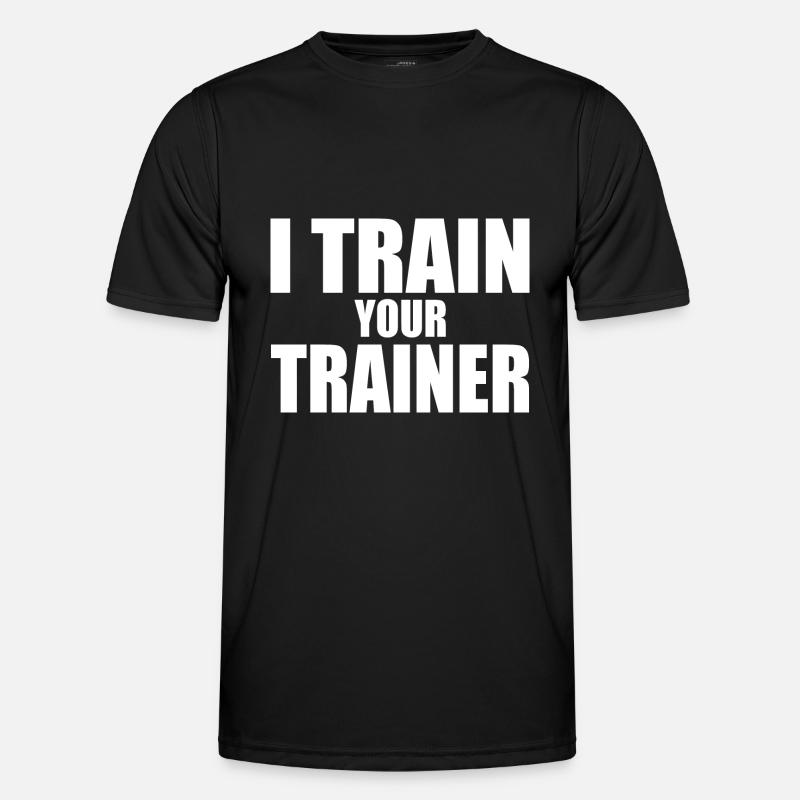I train your trainer - Men's Functional T-Shirt - black