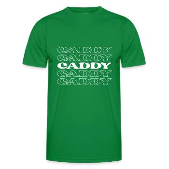 Caddie Golf Assistant Golf Caddie Caddy Golf - Männer Funktions-T-Shirt - Kelly Green - Vorne - AI Model Male 178 dark (178cm)