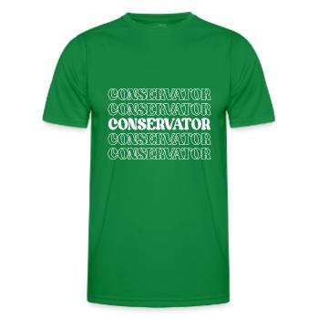 Konservator, Kurator, Hüter, Hüter, Hüter, Wächter - Männer Funktions-T-Shirt - Kelly Green - Vorne - AI Model Male 178 dark (178cm)