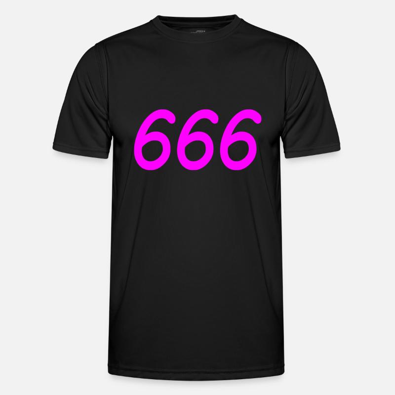666 - Männer Funktions-T-Shirt - Schwarz