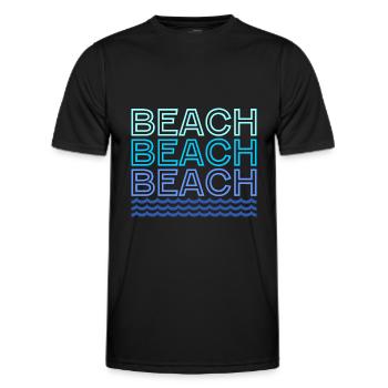SUMMER HOLIDAYS - Men's Functional T-Shirt - black - Front - AI Model Male 178 dark (178cm)