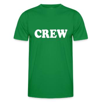 Crew - T-shirt sport Homme - vert - Devant - AI Model Male 178 dark (178cm)