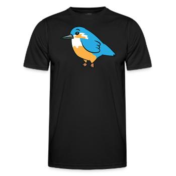Kingfisher - Illustration - T-shirt sport Homme - noir - Devant - AI Model Male 178 dark (178cm)