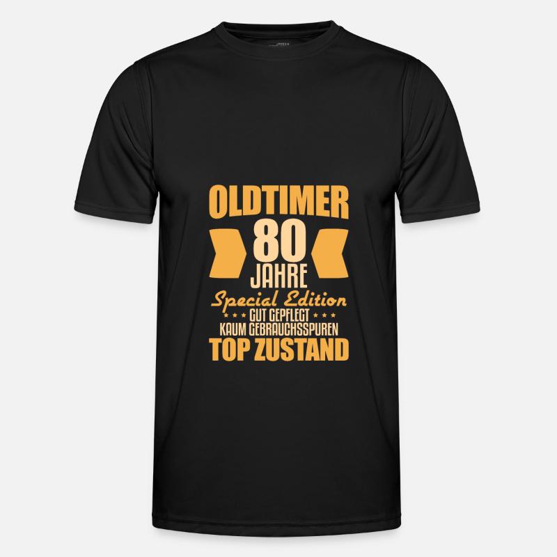 80. Geburtstag Geschenk Männer Funktions-T-Shirt