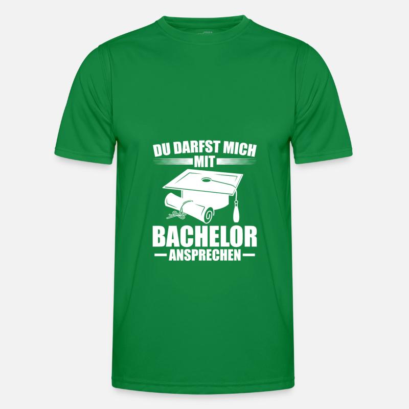 Bachelorprüfung Studium Abschluss Bachelor Männer Funktions-T-Shirt
