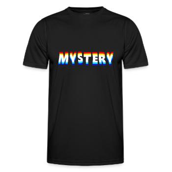 Mystery - Men's Functional T-Shirt - black - Front - AI Model Male 178 dark (178cm)
