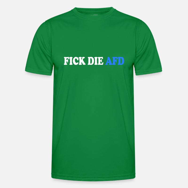 Fick die afd Männer Funktions-T-Shirt