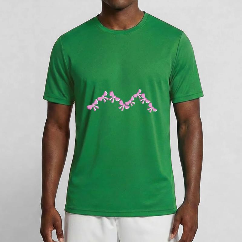 loop symbol fly angular pink Men's Functional T-Shirt