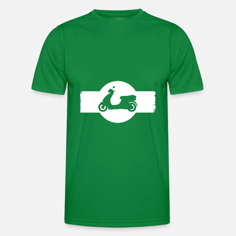 Mofa - Motorroller - Moped Männer Funktions-T-Shirt