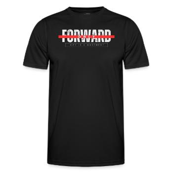 ONLY FORWARD - Men's Functional T-Shirt - black - Front - AI Model Male 178 dark (178cm)